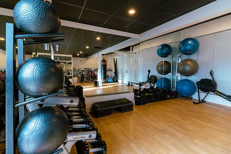 Needs Gym view of floor and balls 36